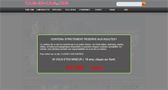 Desktop Screenshot of cam-en-cam.com